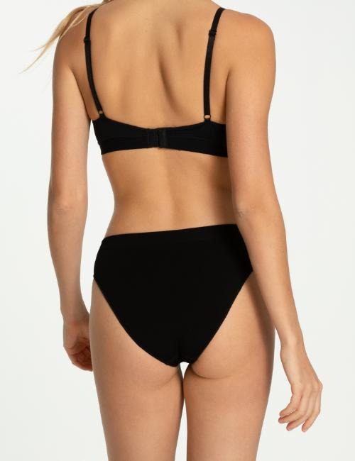 Przyjemne w dotyku figi bamboo classic czarny Julimex