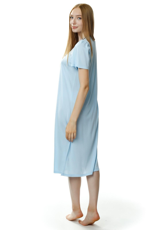 Kobieca koszula nocna Berenika 1693 niebieski - Mewa