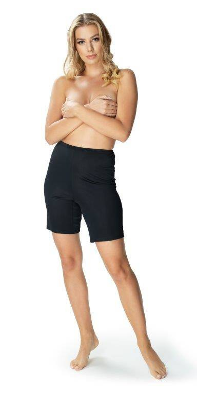 Czarne bokserki/reformy Mewa 4140 Maja z jedwabiu Vistex