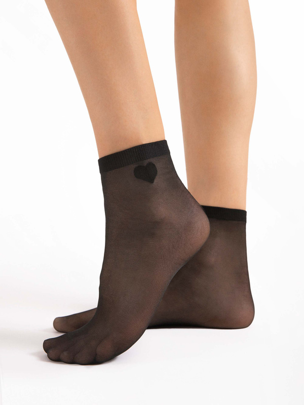 Skarpetki Fiore CUPIDO- 20 den czarne