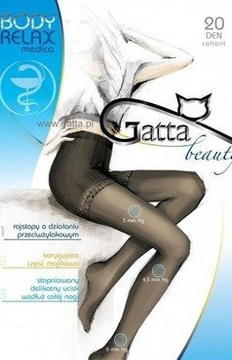 Ułatwiające krążenie rajstopy Gatta Body Relax - 20den