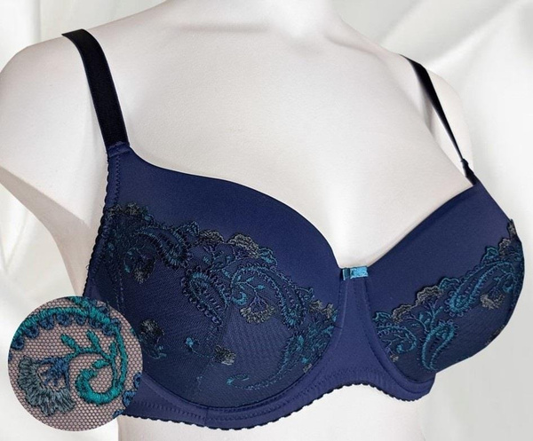 Biustonosz typu full cup VENA VB-474 w oryginalnym granatowym kolorze