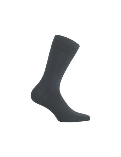 Eleganckie garniturowe skarpetki Wola Perfect Man navy || granatowy