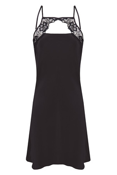 Halka FABIOLA - satyna czarny - Dkaren