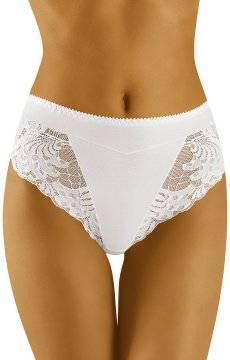 Figi damskie o podwyższonym stanie Wolbar - Eco Zo biały