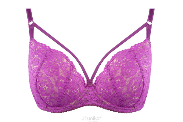 Biustonosz różowy Push Up Unikat KOSMO