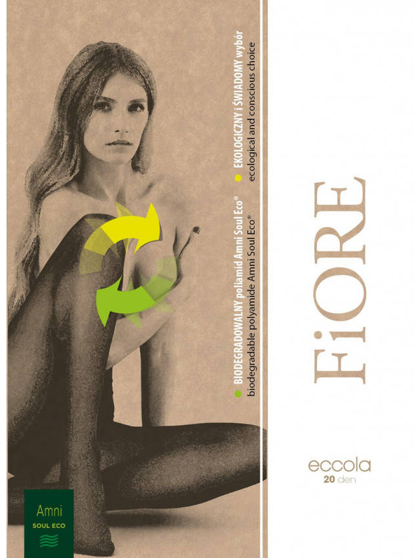 NOWOŚĆ Rajstopy biodegradowalne Fiore ECCOLA - 20 DEN