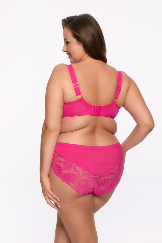 Biustonosz półusztywniany Gaia Keto MAXI 1134 w pięknym kolorze fuksji