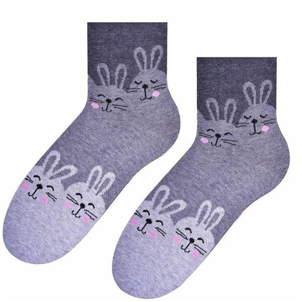 Jasne skarpetki we wzorki Steven 099