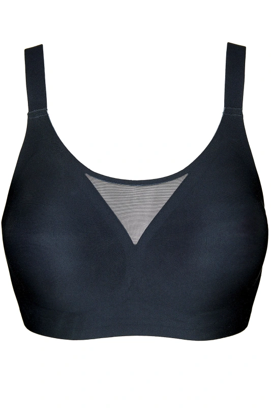 Misty biustonosz miękki bez fiszbin plus size - czarny (MISTY/B2/CZARNY) - Gorteks