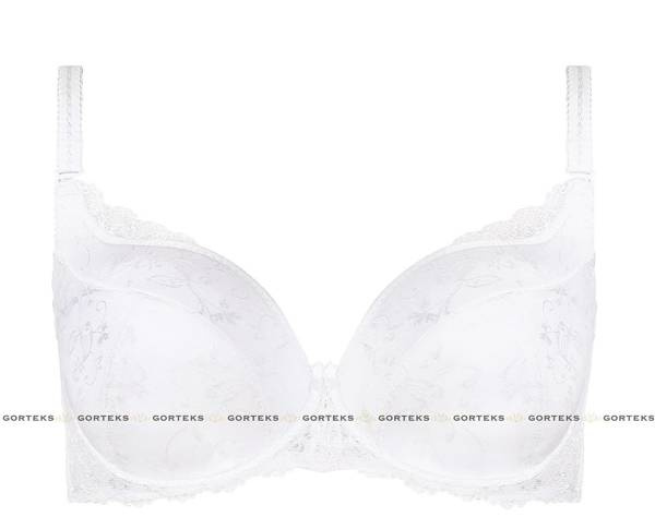 Biały usztywniany biustonosz Gorteks LINDA/B4
