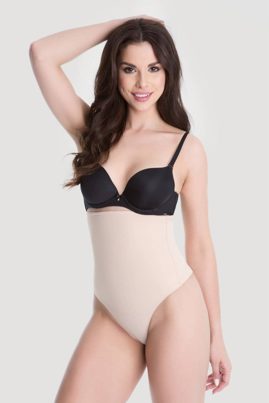Wyszczuplające wysokie stringi Julimex 275