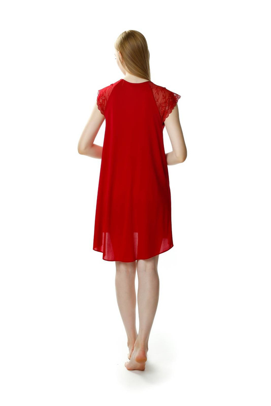 Jedwabna asymetryczna koszula nocna Mewa 6379 Mariola