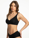 Biustonosz bezszwowy JELLY BRA BASIC czarny