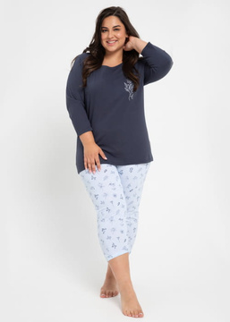 Piżama damska Plus Size Taro  MAGNOLIA 3012