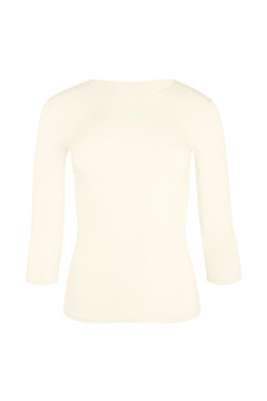 Bluzka damska Babell MANATI 3/4 ECRU