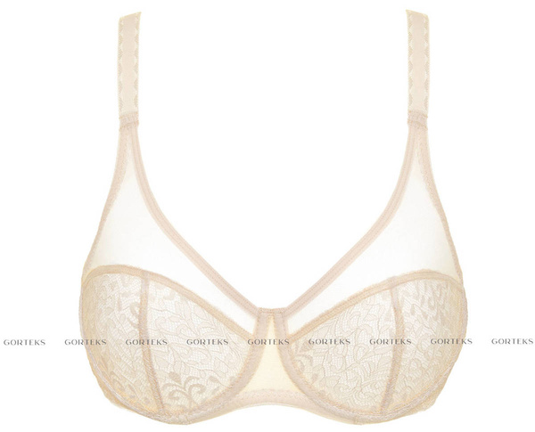 Miękki beżowy biustonosz Gorteks Gabi/B2 v1