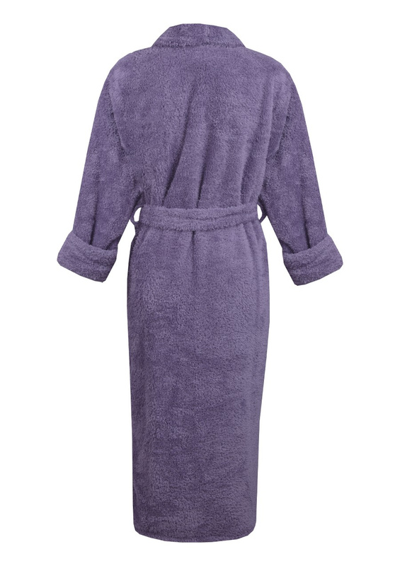 Puchaty szlafrok/ podomka ELIZA DŁUGA - puch turkus - Dkaren