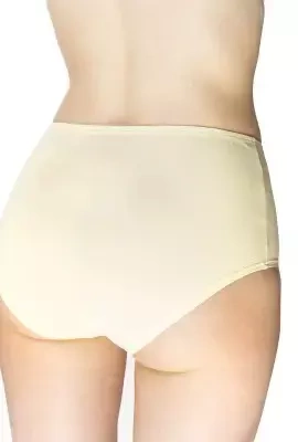 Klasyczne majtki damskie z wciąganą gumką Mewa 6340 Eliza w kolorze ecru