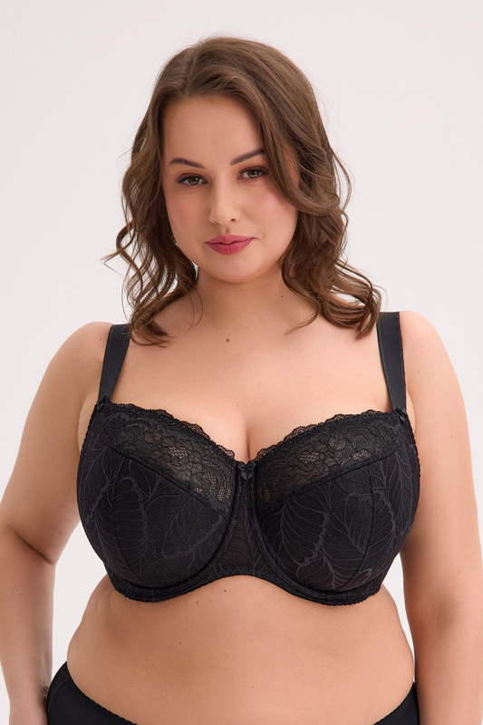 Biustonosz Semi-Soft Sandy Maxi czarny 594 - Gaia