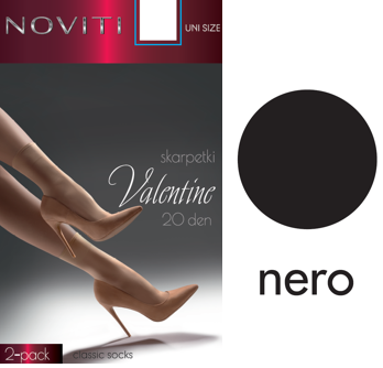 Skarpetki Noviti lycra 20 den czarny