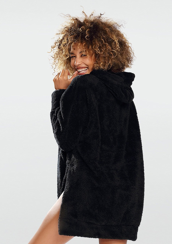 Bluza ARIELA - puch czarny - Dkaren