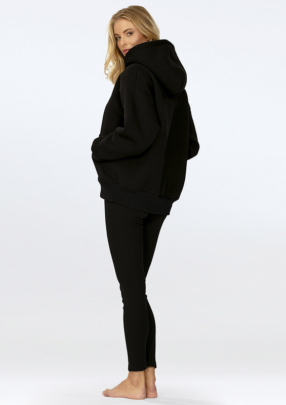 Komplet Oseye - czekolada bawełna gruba i prążki - Dkaren