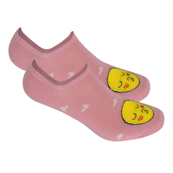 Stopki damskie Wola - Buźka - Emotki / turkusowe