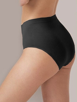 Wysokie czarne majtki Gatta Bikini Maxi w technologii bezszwowej